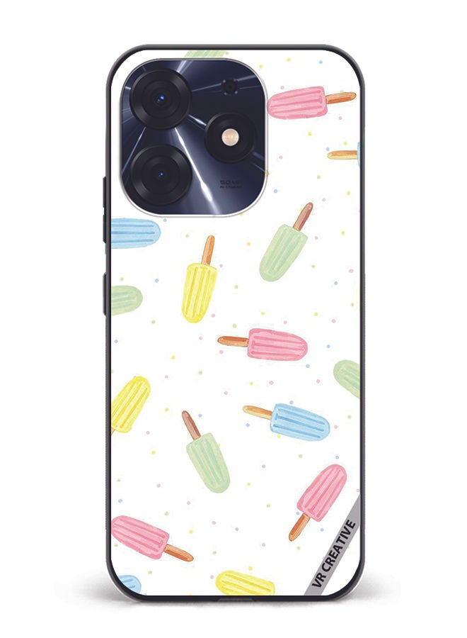 VR CREATIVE Protective Case Cover For Tecno Spark 10 Pro Ice Cream Design Multicolour - Image 1