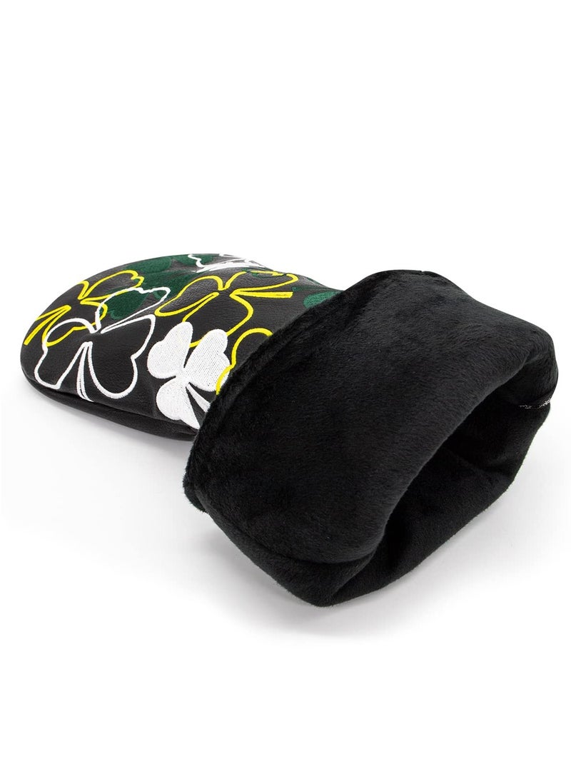 SYOSI SYOSI Golf Club Head Covers, Lucky Clover Golf Head Cover Club Headcover for Drivers Fairway Woods Hybrid Fit Oversized Club Men Women  - Image 4