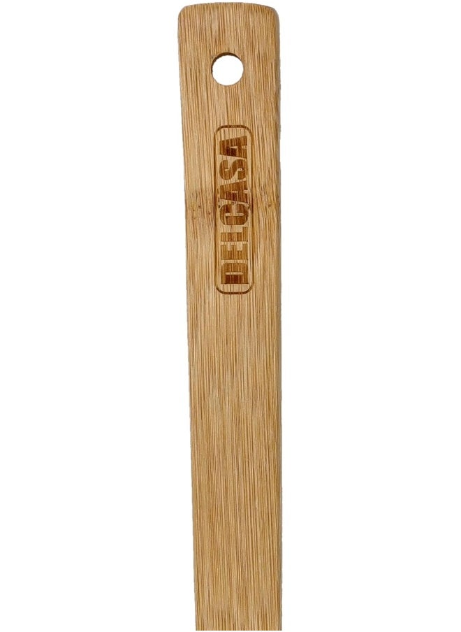 DELCASA Delcasa DC3163 Bamboo Slotted Spatula  - Image 4