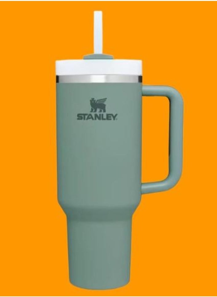 Stanley - Quencher 2.0 Stainless Steel Vacuum Insulated Tumbler with Lid and Straw for Water, Iced Tea or Coffee, Rose Quartz, 40oz/1180ml – Leak-Proof, Keeps Drinks Hot or Cold for Hours, Premium Travel Mug, Durable & Stylish Design for On-the-Go Hydration - Image 1