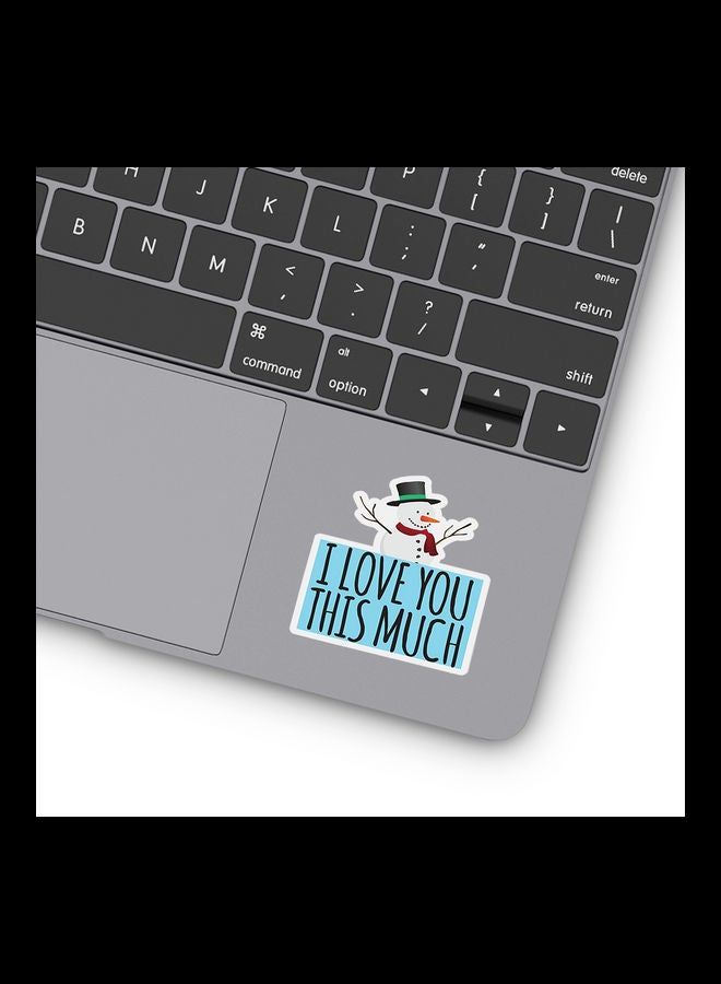 RKN Love Couple Gift Vinyl Stickers For Laptop 3inch - Image 1