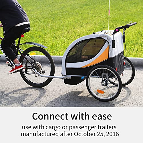 MOSHAY Upgraded Bike Bicycle Trailer Coupler Attachment Angled Elbow for Instep & Schwinn Bike Trailers - Image 4