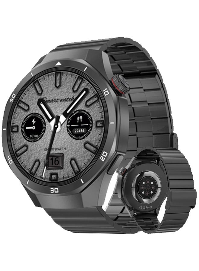 RollsTimi  Men's Bluetooth Smartwatch,Smart Wearable Watch, 1.46-Inch High-Definition Full-Screen Touch, Multiple Sports Modes, Sports Sleep Monitoring, Universal For IOS And Android Systems RT DT5 Pro - Image 1