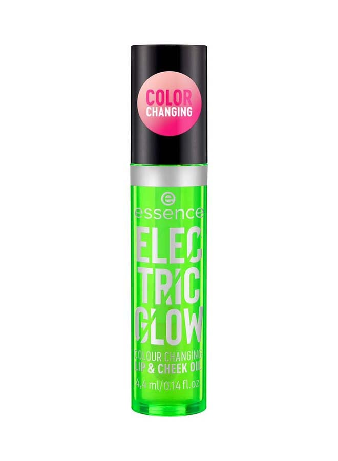 Essence Electric Glow Colour Changing Lip And Cheek Oil Clear - Image 1
