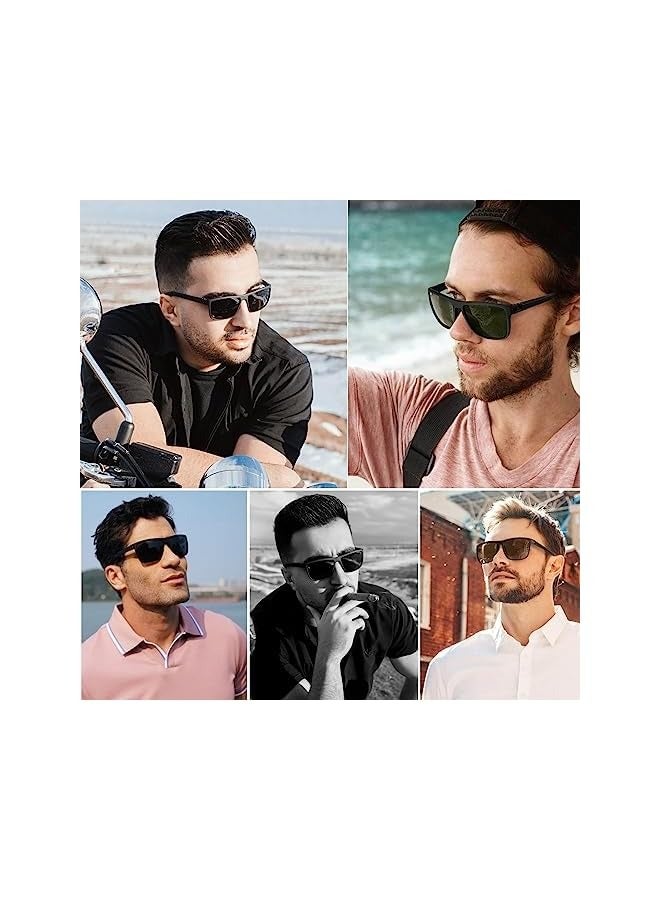 بروماس النظارات الشمسية المستقطبة الطيار للرجال النساء الصيد القيادة المشي لمسافات طويلة خفيفة الوزن TR90 الإطار UV400 حماية مربع خمر نمط نظارات الشمس حماية من الأشعة فوق البنفسجية - Image 2