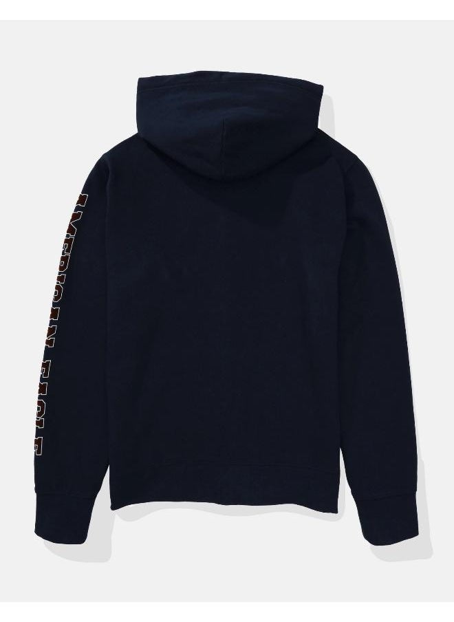 امريكان ايجل - Graphic Zip Through Hoodie - Image 1