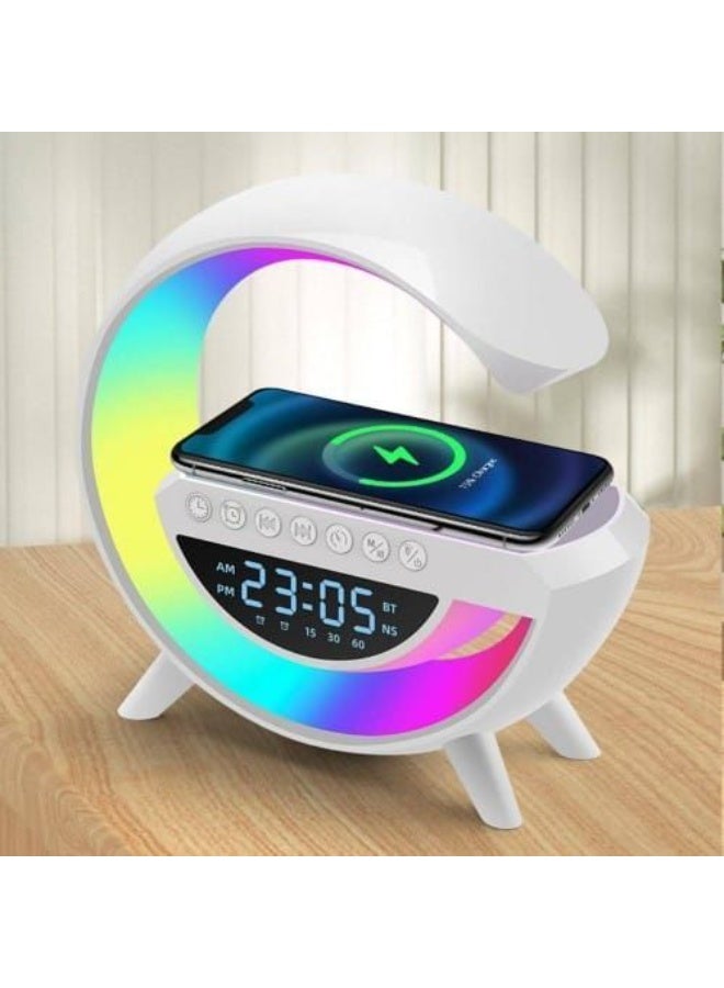 Smart 3-in-1 Bluetooth Speaker - RGB Light, Wireless Charger & Sunrise Alarm! For a Stylish & Comfy Room! - Image 5