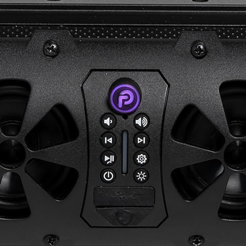 Bazooka G3 Bluetooth 16 inch Party Bar | 450-watt Max Power | LED Lights | Party Button Music Sharing | Marine Grade Speakers | Off Road, Golf Cart, Marine, and Outdoor Speaker System - Image 4