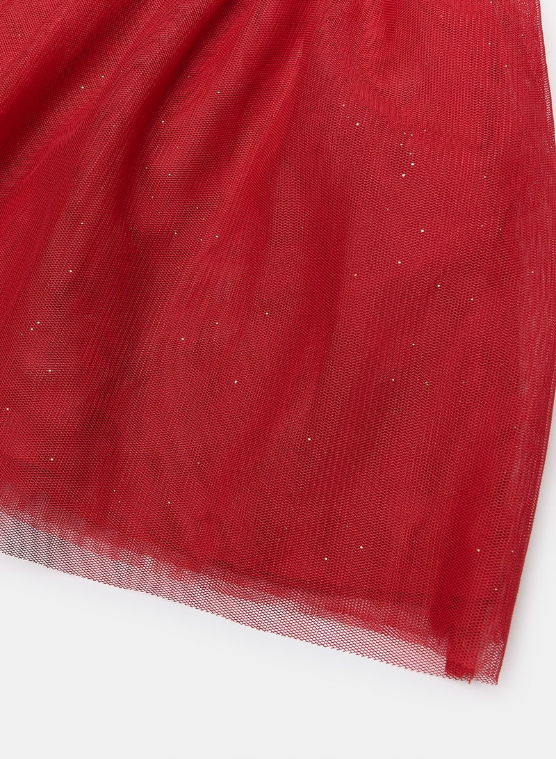 Okaidi Red Skirts for Girls  - Image 4