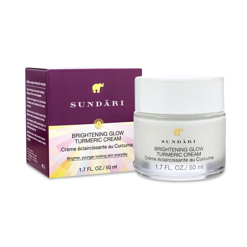 SUNDARI Brightening Glow Turmeric Cream, 1.7 Fl Oz, Skin Radiance with Turmeric, Illuminates Complexion, Restores Skin Tone, Lightens Age Spots - Image 2