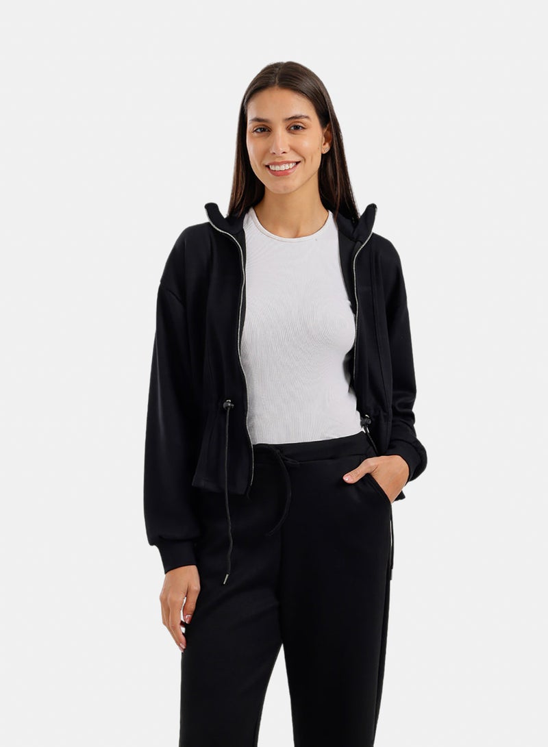 Carina Adjustable Drawstring Lounge Jacket - Image 1