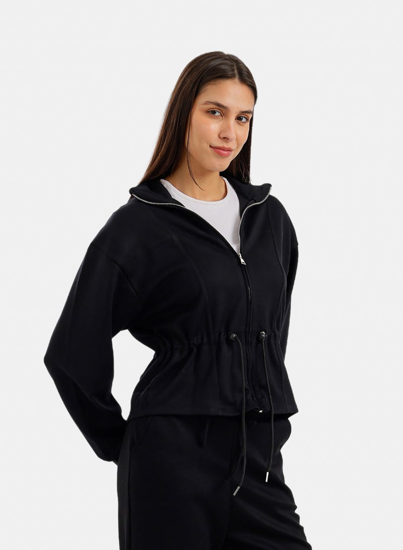 Carina Adjustable Drawstring Lounge Jacket - Image 2