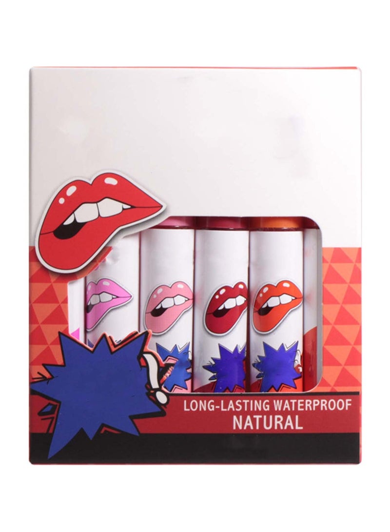 Huitich Long-Lasting Waterproof Natural Lip Gloss  6 Color Options - Image 5