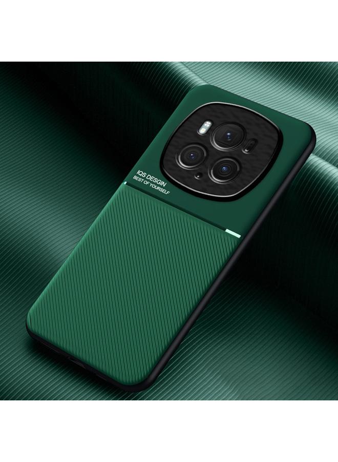 S-TOP Case For Honor Magic6 Pro Classic Tilt Strip Grain Magnetic PC Hybrid TPU Phone Case - Image 1