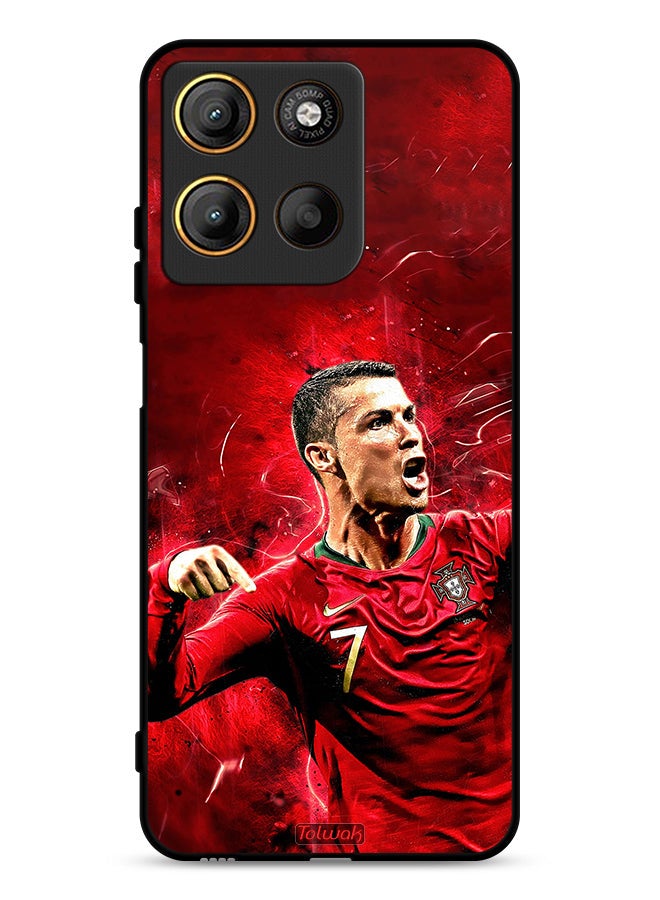 Tolwak Motorola Moto G15 Protective Case Cover Cristiano Ronaldo