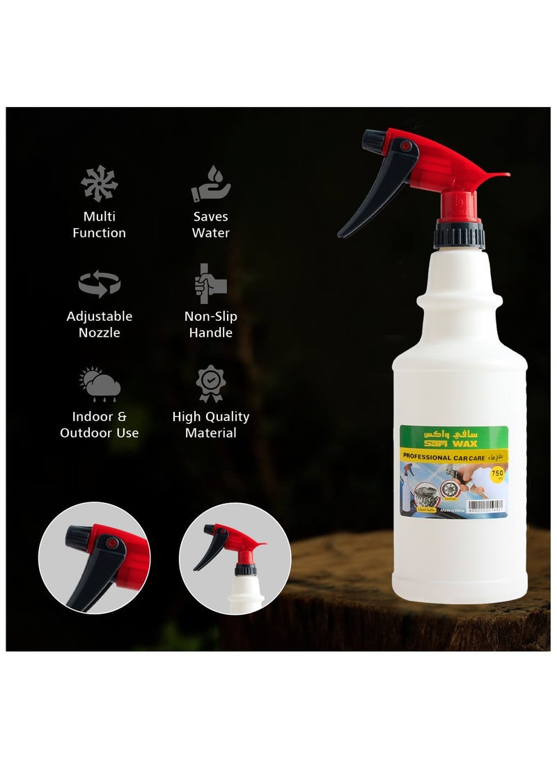 Safi WAX Safi Wax Car Care Combo – Shine & Protectant Spray + Applicator & Bottle (750ml) for Deep Gloss and Interior Protection. - Image 4