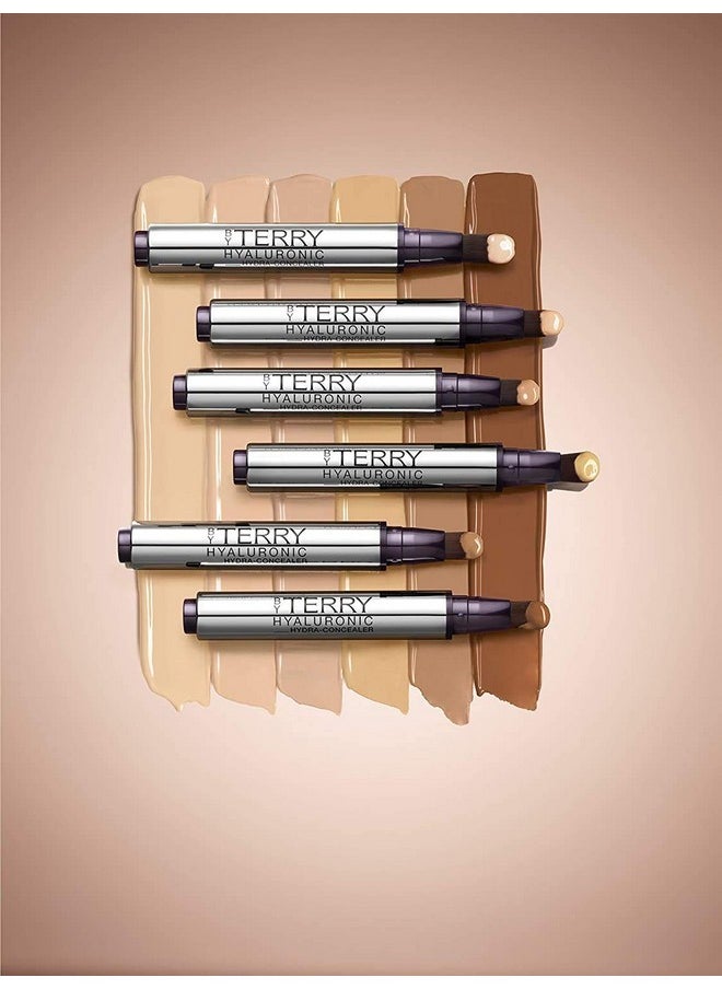 BY TERRY Hyaluronic Hydraconcealer Buildable Coverage Cream Concealer Brightens & Protects Vegan Formula 100 Fair 0.22 Oz  - Image 5