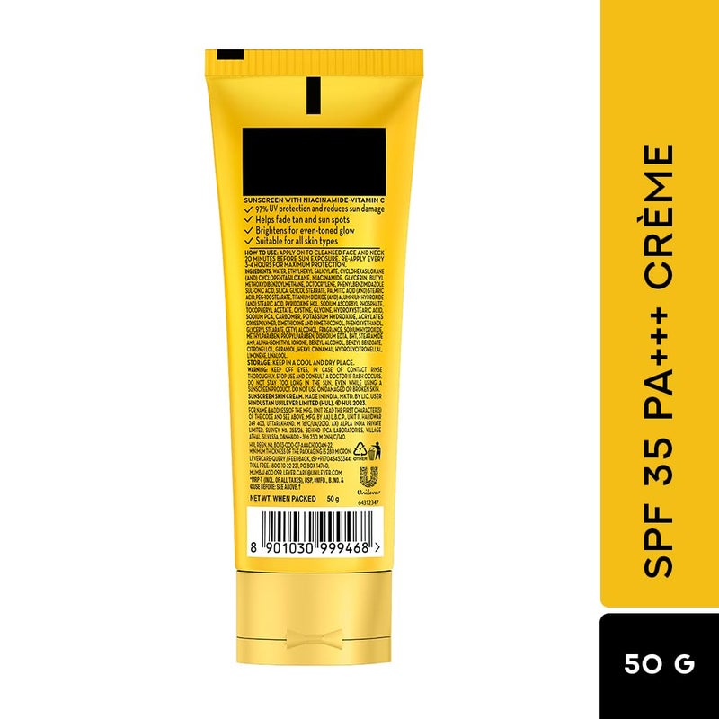 PONDS PONDs Sun Miracle Spf 35 Pa Light Sunscreen For All SkinProtect Bright With Niacinamide Prevent Fade Dark Patches Lightweight No White Cast 50G1 Count - Image 2