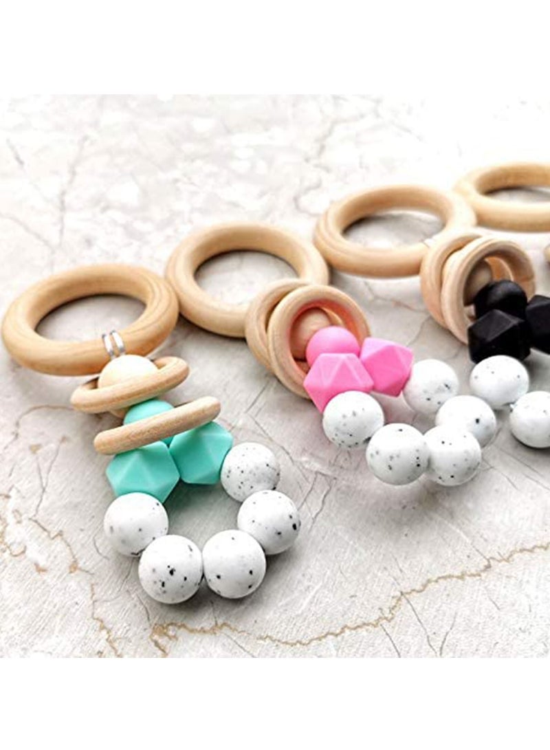 KASTWAVE Puzzle Molar Toy Puzzle Toy Wooden Bead Toy String Beads Baby Room Hanging Decorations Child Pendant Photo Prop Toys for Children - Image 5