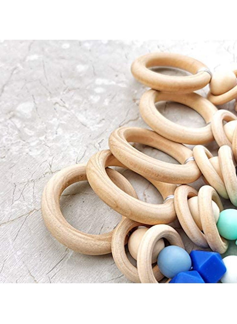 KASTWAVE Puzzle Molar Toy Puzzle Toy Wooden Bead Toy String Beads Baby Room Hanging Decorations Child Pendant Photo Prop Toys for Children - Image 4