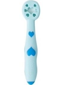 Mycey - Soft Tip Puree Spoon Blue - Image 1