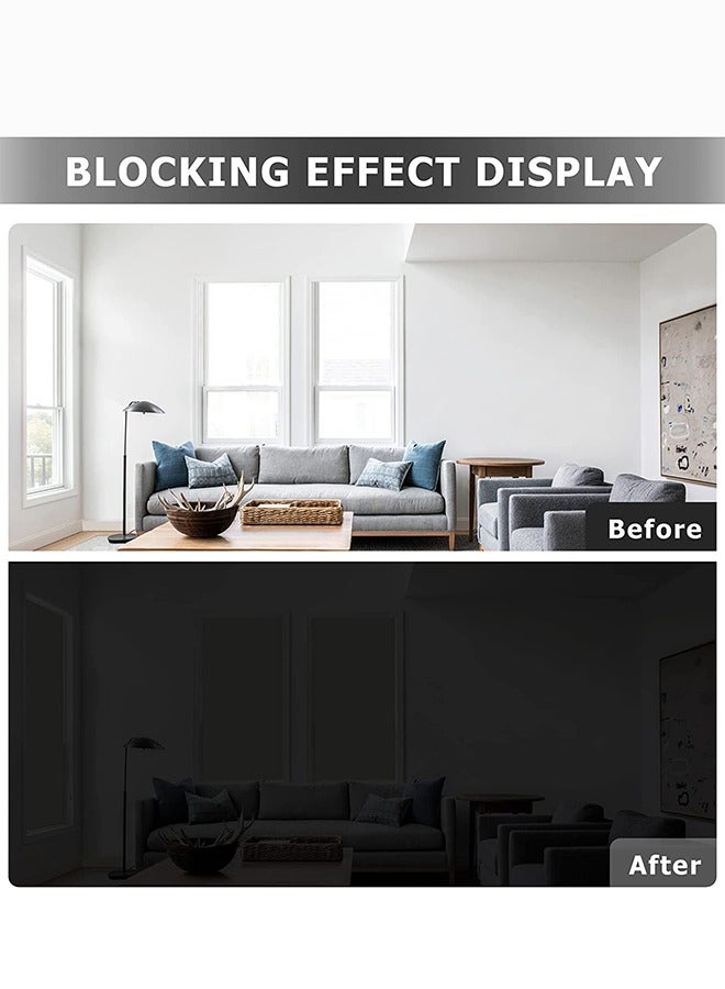 DUNISO Blackout curtains, portable home Oxford cloth curtains, travel light blocking curtains, sound and heat insulation, with accessories, suitable for bedrooms, living rooms, travel, 1.5 * 2m - Image 3