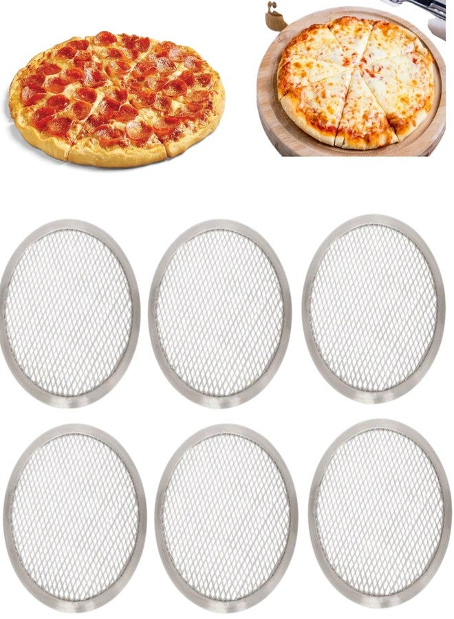 THW® FOR COMMERCIAL USE OF HOTELS AND RESTAURANTS 7 Inches Aluminium Pizza Screen- set of 6 pieces - Image 1