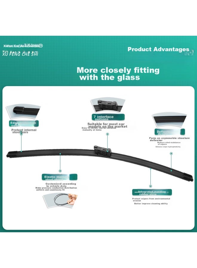 Xufeng Car Accessories (xufeng) Beijing Hyundai Elantra Windshield Wipers For - 7th Generation, Boneless Wiper Blades, Original Parts - Image 4