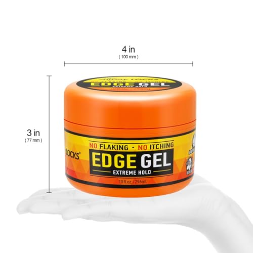 AllDay Locks Edge Gel (10 oz) | Extreme Hold, Moisturizing Edge Control Smoother | Eucalyptus, Rosemary, Olive Oil | No Frizz, Flakes, or Grease | Sleek 'n Slay Edge & Baby Hairs | 10 oz - Image 5