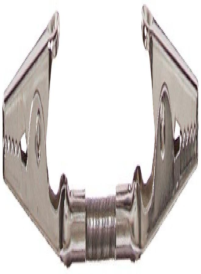 TableCraft CHX4 Double Alligator Clip, 4.5", Chrome Plated Card Holder, Perfect for Displaying Name Cards, Table Numbers, Menu Specials, and Signs, 4.5"x0.3125"x0.5", Hand Wash Only - Image 2