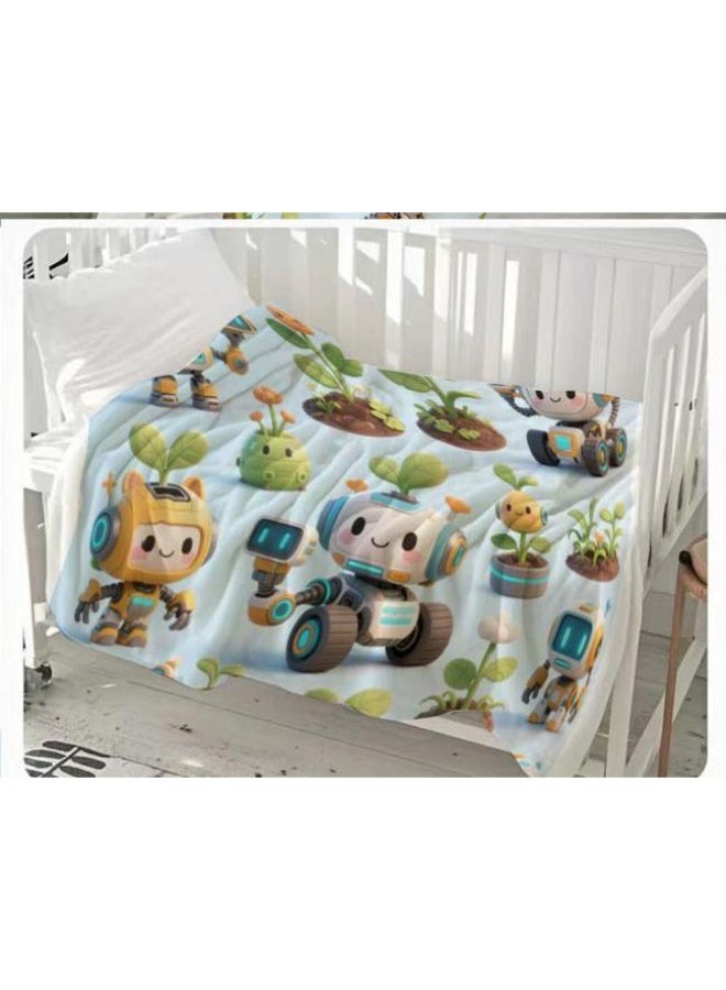 general Flannel thin blanket (warm and comfortable, suitable for sleep, gaming, dust removal and sandproof) 150cm*200cm - 1063 - Image 3