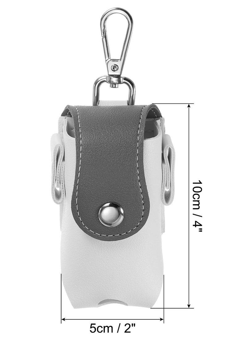 SYOSI Golf Ball Waist Bag, Golf Ball Carry Pouch with Tee Holder, Buckle for Women Men Belt Golf, Clipcompact and Lightweight Design, Widely Used in Tourism, Play, Outdoor Activities (White) - Image 4