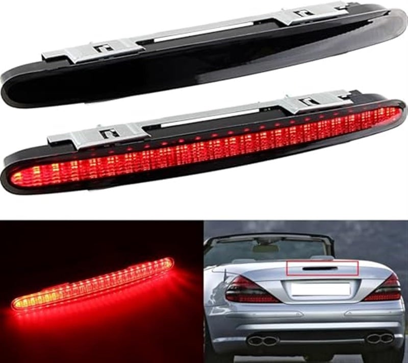 QASULER Smoke Red Lens Third Brake Light for Mercedes-Benz SL R230 - Image 2