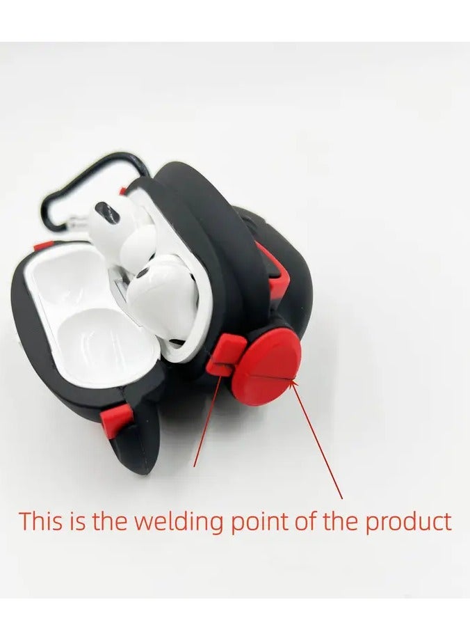 QUALITY Cute dog AirPods Pro & Pro 2 Case with Keychain – Shockproof Silicone Protective Cover for Apple AirPods Pro 1st & 2nd Gen – Cartoon Dog Design with Anti-Lost Clip – Gift for Men and Women - Image 4