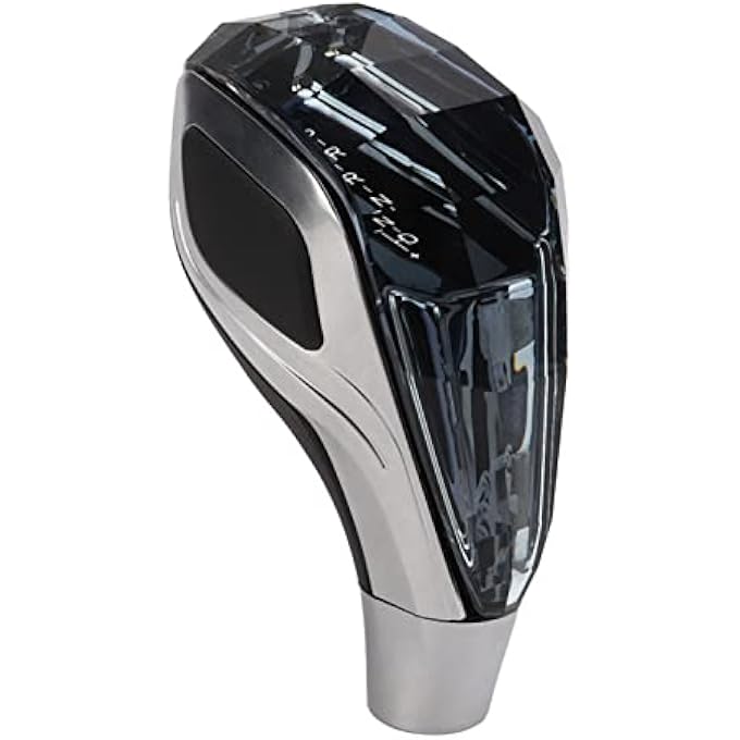 rayihni Keenso Led Crystal Gear Knob Head Led Gear KnobTouch Activated Shifter Knob 7 Color Automatic Switch Touch Activated Gear Stick Headfor M10 M8 Car Shifter LeverKnobs - Image 1