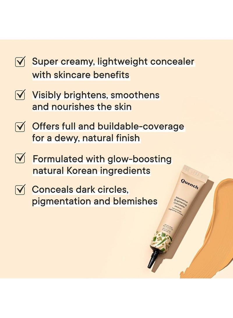 كوينش كونسيلر كريم تفتيح البشرة الطبيعي من بوتانيكس بماء الأرز والصبار | لجميع أنواع البشرة | يخفي الهالات السوداء ويفتح تحت العينين | صنع في كوريا (متوسط)، 10 مل - Image 4