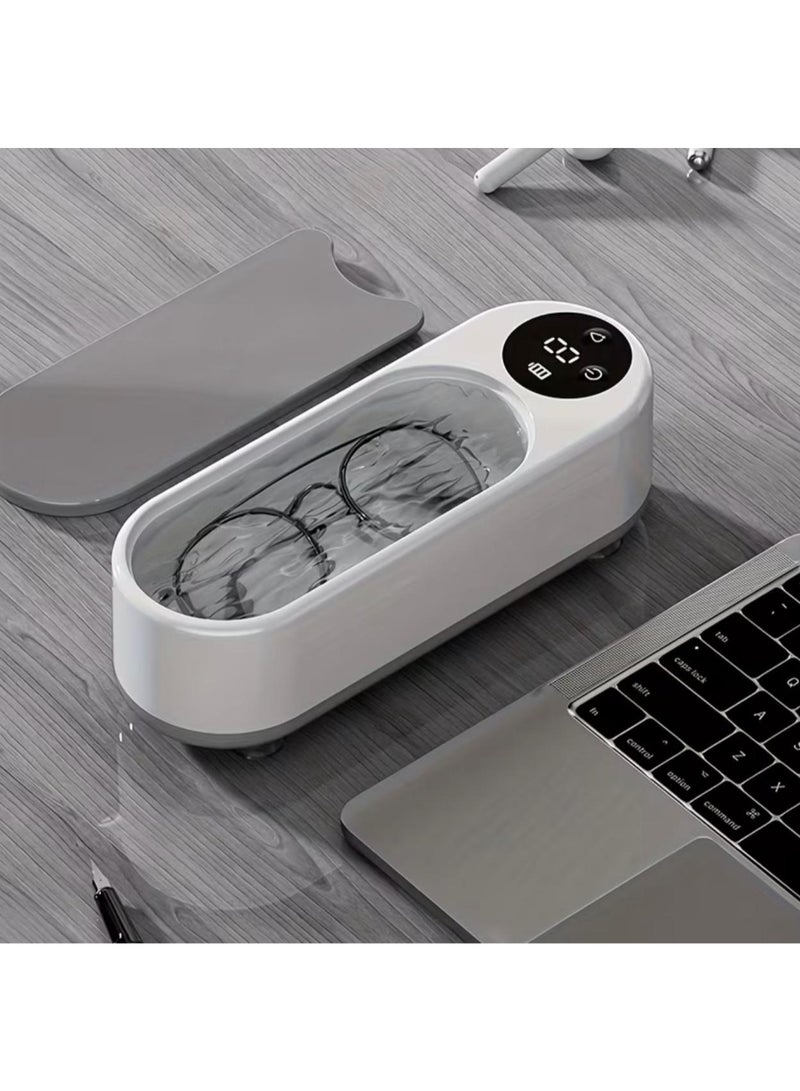 جهاز تنظيف منزلي صغير الحجم، كبسولة تنظيف سعة 450 مل، آلة تنظيف المجوهرات للخواتم والنظارات وفرش المكياج - Image 1