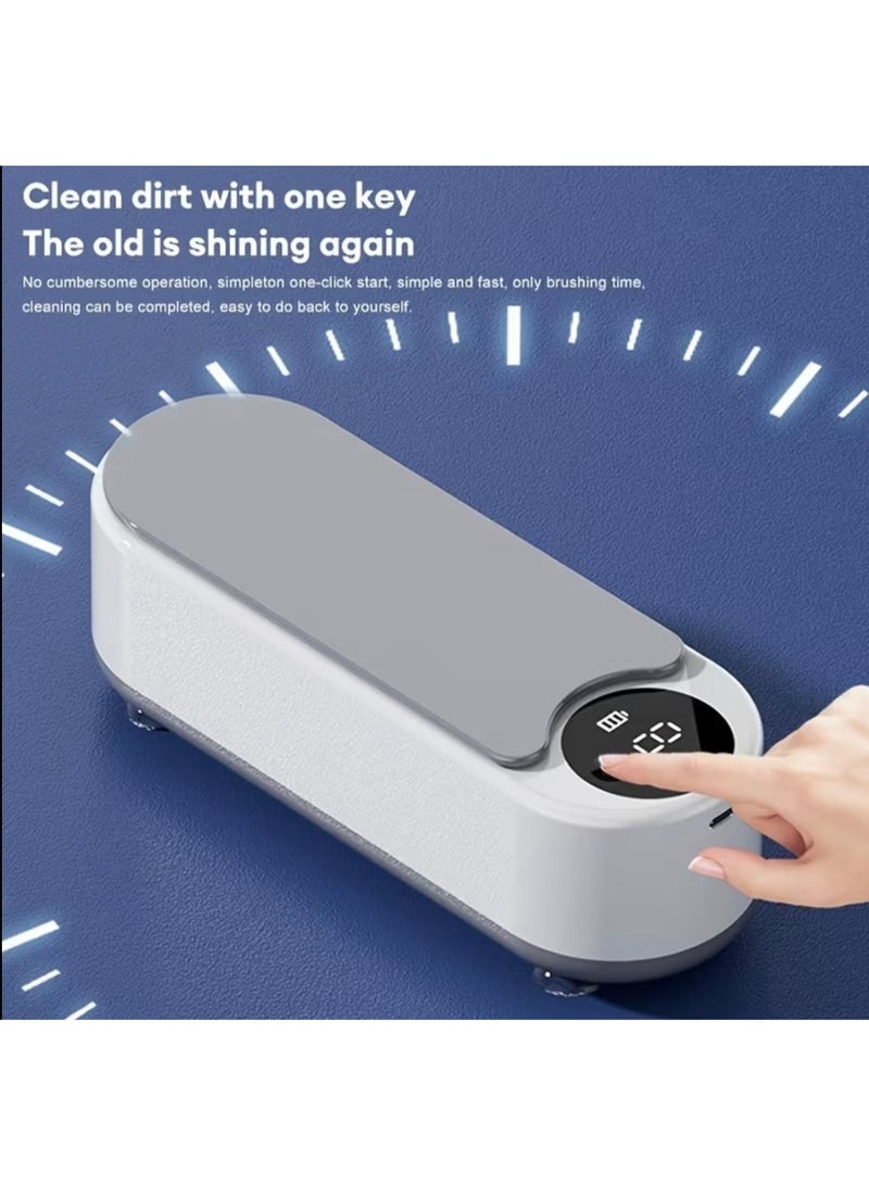 جهاز تنظيف منزلي صغير الحجم، كبسولة تنظيف سعة 450 مل، آلة تنظيف المجوهرات للخواتم والنظارات وفرش المكياج - Image 2