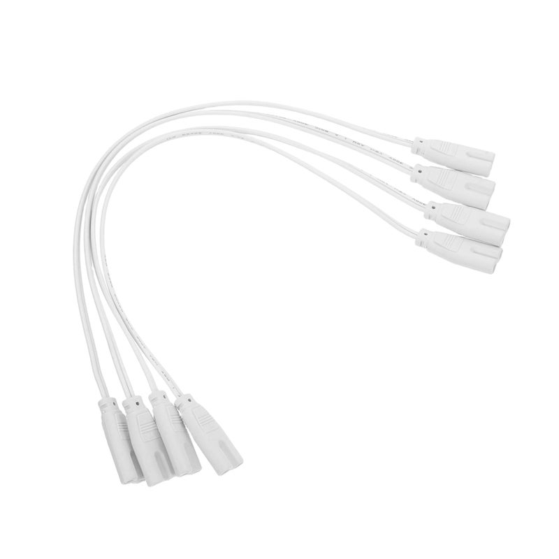 4Pcs LED Light Tube Extension Cord Double End Connector Wire Integrated Socket Fitting - Image 2