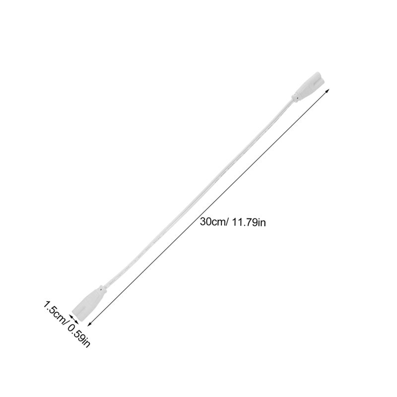 4Pcs LED Light Tube Extension Cord Double End Connector Wire Integrated Socket Fitting - Image 3