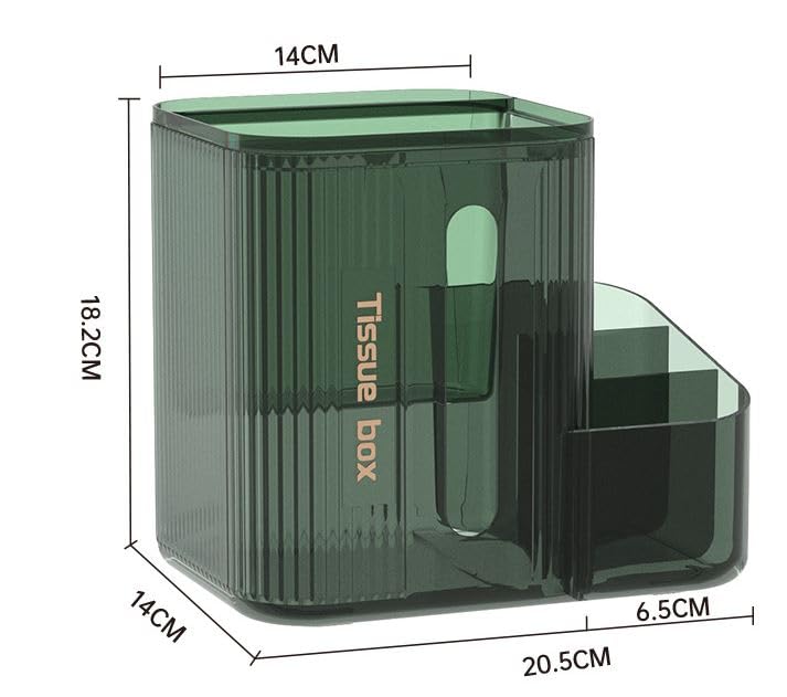 Seadra Box Tissue Box Storage Drawers Holder Hygienic Office The Office Dispenser Holders Tissue Storage Holder Multifunctional Napkin Holder - Image 5
