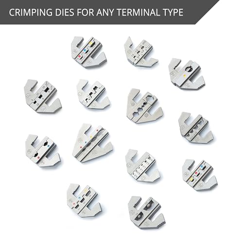 Wirefy Crimping Die for Non-Insulated Terminals 20-10 AWG | Interchangeable Quick-Change Die for Wirefy Crimping Tools | Professional 3D Crimping Accessory - Image 5