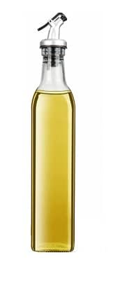 RAVIZAA 500 ml Cooking Oil or Vinegar Dispenser Transparent Single Bottle 500mlset of1 - Image 1