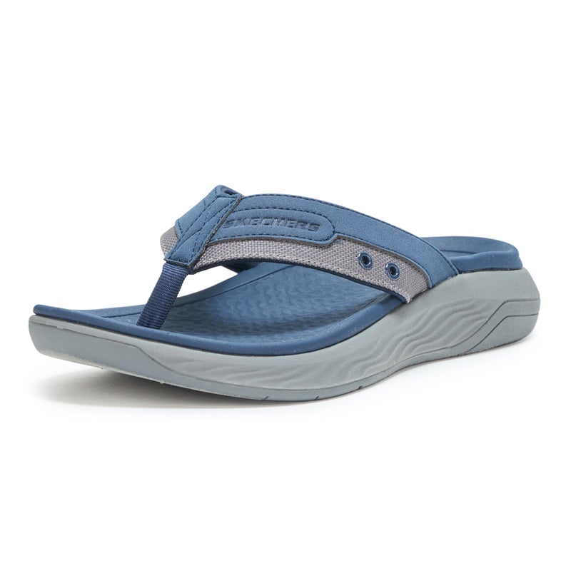 SKECHERS صندل سكيشرز للرجال سيلفا-فالكو، أزرق، 7 - Image 5