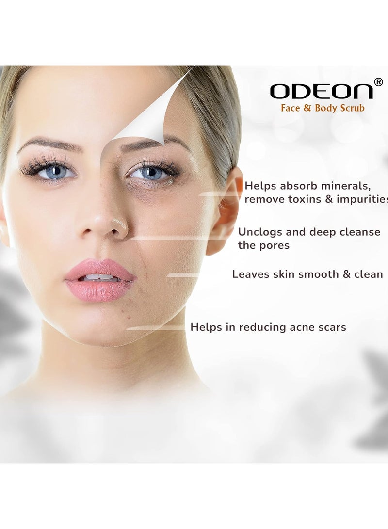 ODEON Face and Body Scrub 100ml (Coffee and Coconut) - Image 3
