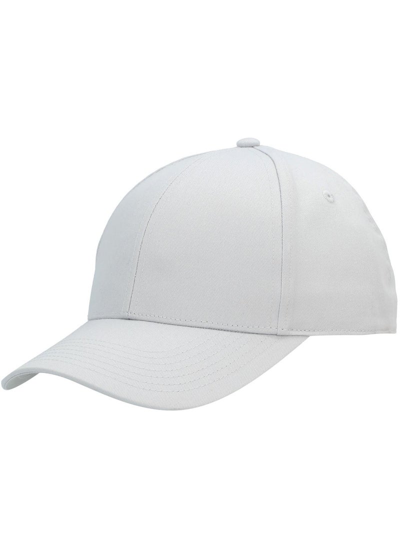Demix Demix Light Grey One-Size Baseball Cap, Breathable Cotton-Polyester Blend, Adjustable Fastener for Optimal Fit, Perfect for Outdoor Workouts  - Image 1