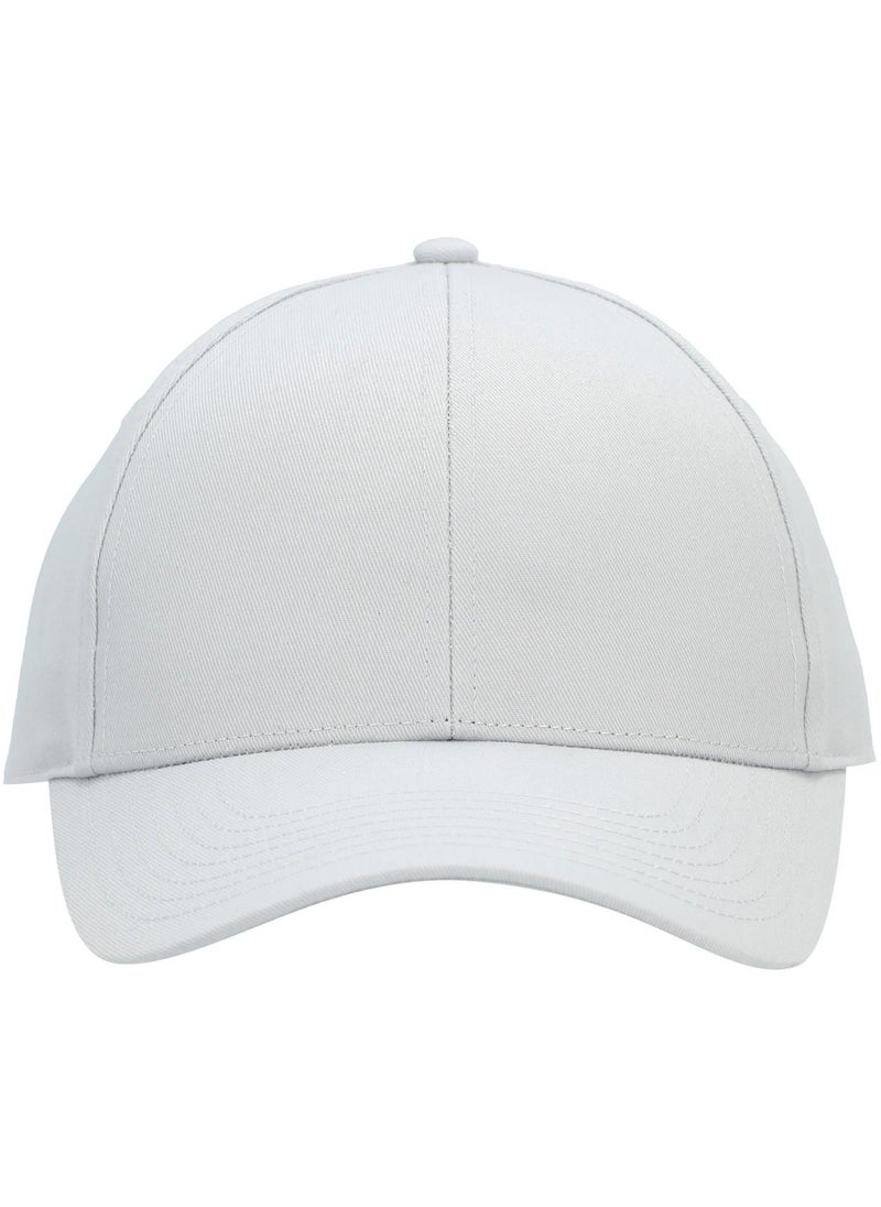 Demix Demix Light Grey One-Size Baseball Cap, Breathable Cotton-Polyester Blend, Adjustable Fastener for Optimal Fit, Perfect for Outdoor Workouts  - Image 2