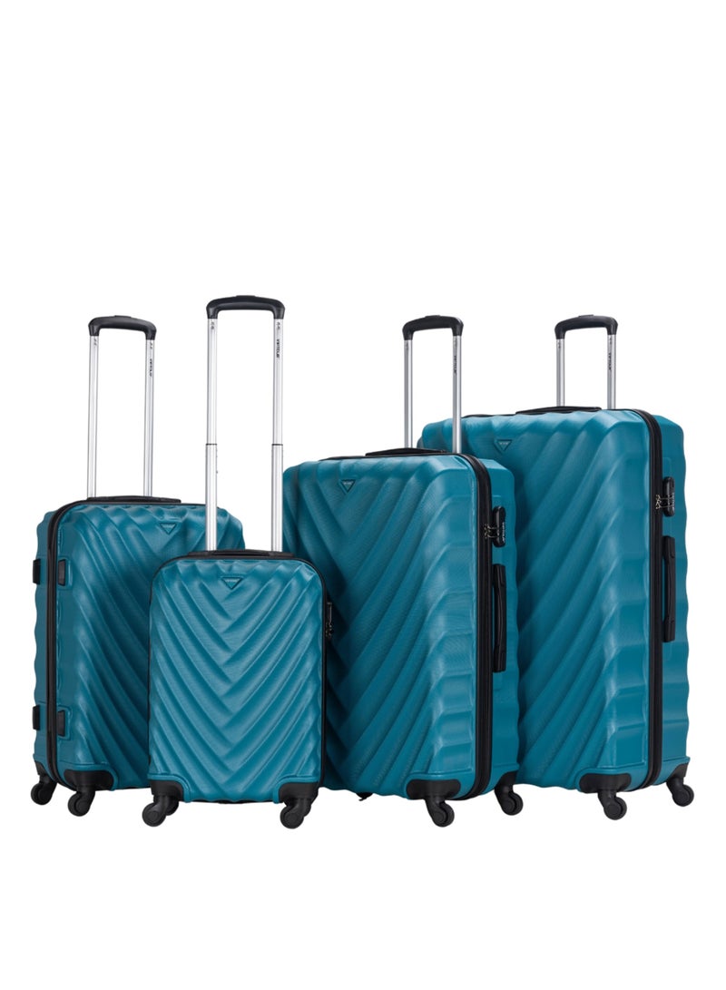 فيبتور مجموعة من 4 حقائب سفر بعجلات ABS مع قفل رقم 20،24،28،32 بوصة - Image 1