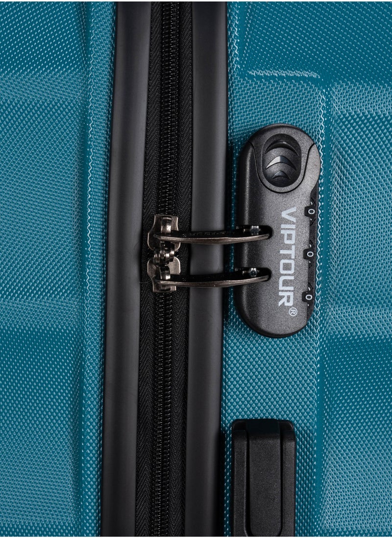 VIPTOUR - Set of 4 ABS Trolley Luggage With Number Lock 20,24,28,32 Inches - Image 1