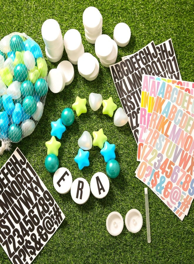 STARBOLO DIY Giant Friendship Bracelet in My Birthday Era Banner Birthday Banner Famous Singer Customizable Banner Garland Decor Foam Circles Ball Plastic Balls DIY Supplies(Green) - Image 2